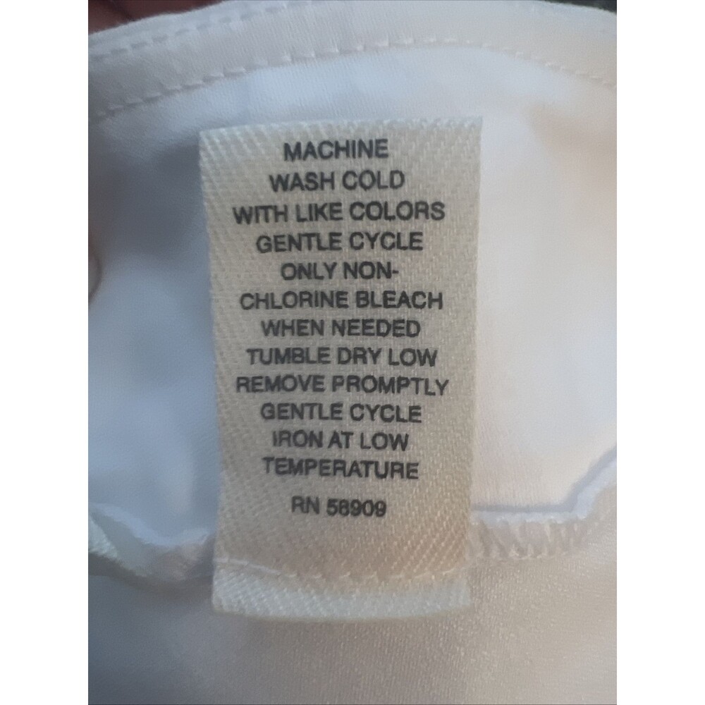Westbound Woman 20W White Crop Pants Stretch Pockets 21 in Inseam Med Wt Fabric - Picture 12 of 14
